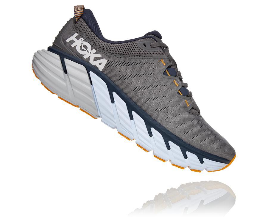 Tenis Hoka One One Hombre Grises - Gaviota 3 - YNEL42508